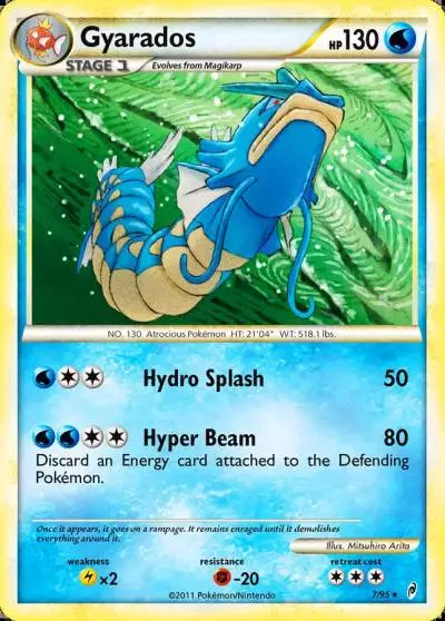 Gyarados 7/95 Call of Legends Pokemon card