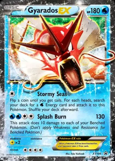 Gyarados-EX XY106/211 XY Black Star Promos Pokemon card