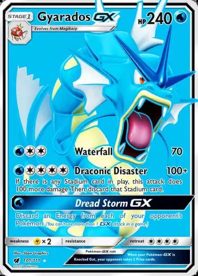 Gyarados-GX 101/111 Crimson Invasion Pokemon card
