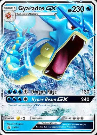 Gyarados-GX SM212/248 SM Black Star Promos Pokemon card
