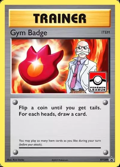 Gym Badge XY209/211 XY Black Star Promos Pokemon card