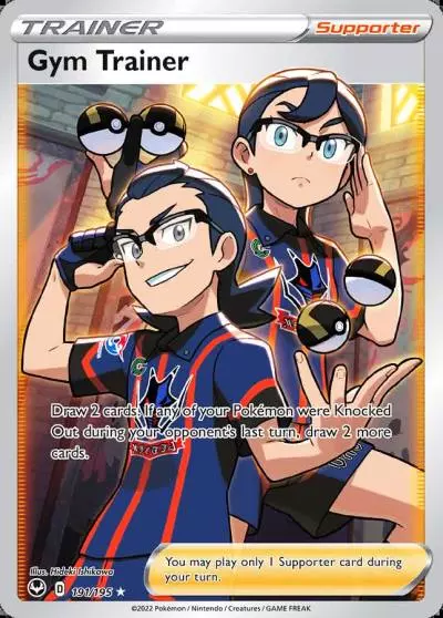 Gym Trainer 191/195 Silver Tempest Pokemon card