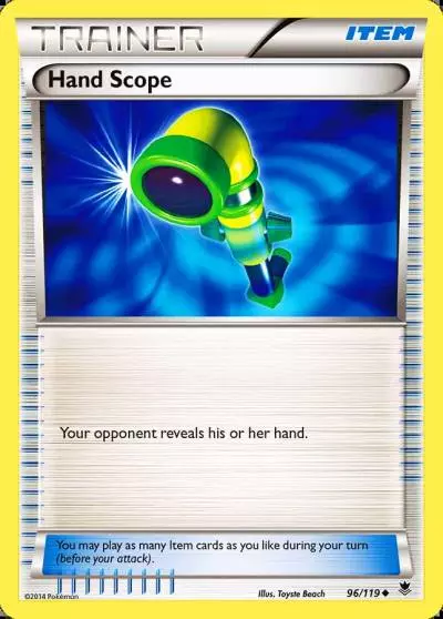 Hand Scope 96/119 Phantom Forces Pokemon card