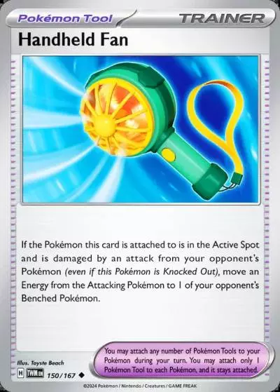 Handheld Fan 150/167 Twilight Masquerade Pokemon card