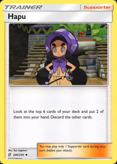 Hapu 200/236 Unified Minds Pokemon card