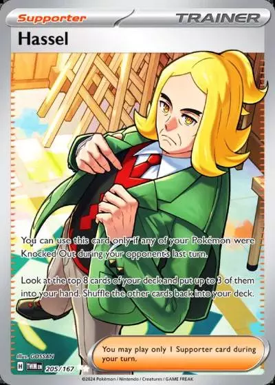 Hassel 205/167 Twilight Masquerade Pokemon card