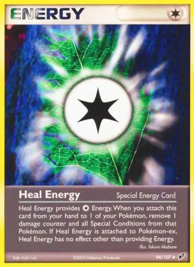 Heal Energy 94/107 Deoxys Pokemon card