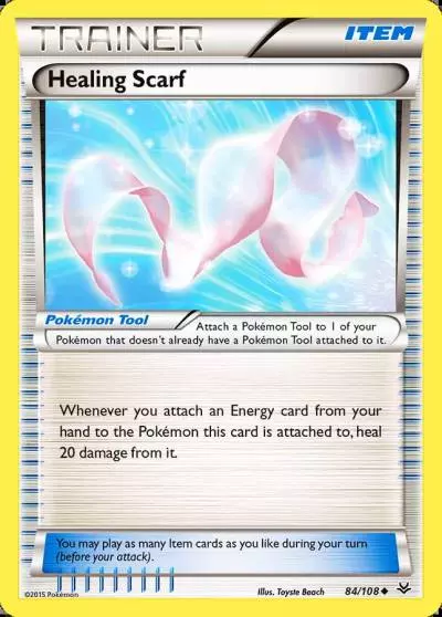 Healing Scarf 84/108 Roaring Skies Pokemon card