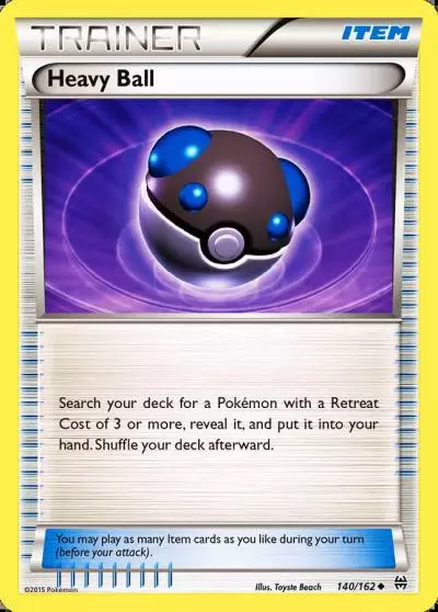 Heavy Ball 140/162 BREAKthrough Pokemon card