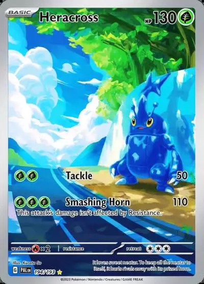 Heracross 194/193 Paldea Evolved Pokemon card