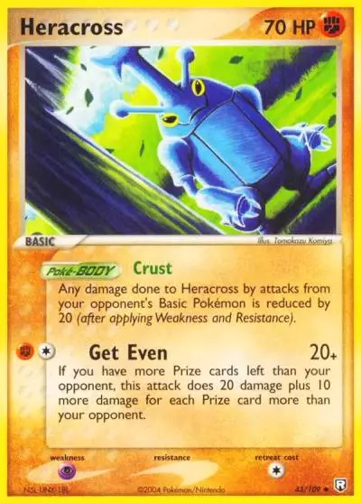Heracross 43/109 Team Rocket Returns Pokemon card