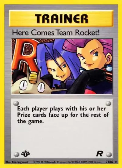 Here Comes Team Rocket! 71/82 Team Rocket Pokemon card