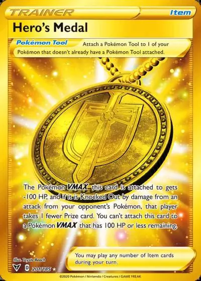 Hero's Medal 201/185 Vivid Voltage Pokemon card