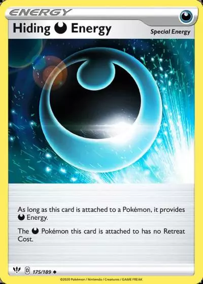 Hiding Darkness Energy 175/189 Darkness Ablaze Pokemon card