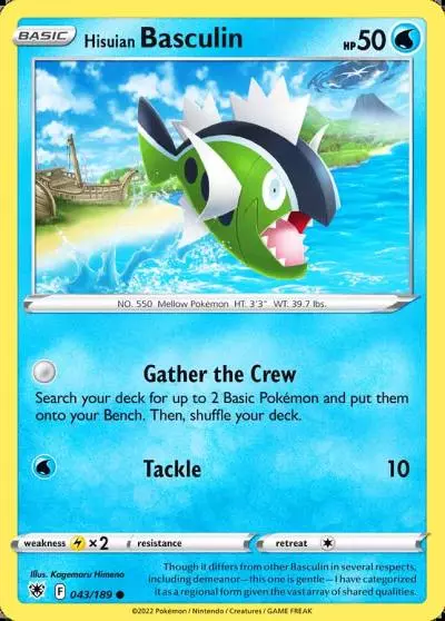Hisuian Basculin 43/189 Astral Radiance Pokemon card