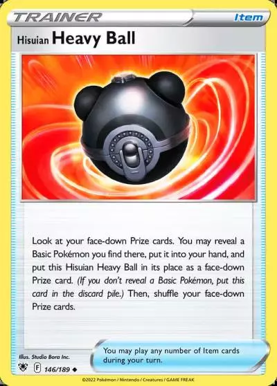 Hisuian Heavy Ball 146/189 Astral Radiance Pokemon card