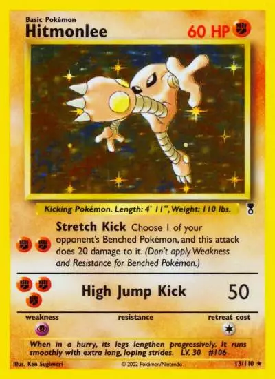 Hitmonlee 13/110 Legendary Collection Pokemon card