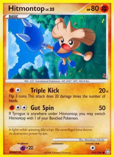 Hitmontop 101/146 Legends Awakened Pokemon card