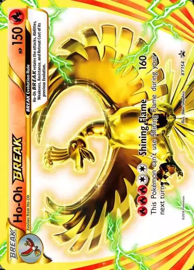 Ho-Oh BREAK XY154/211 XY Black Star Promos Pokemon card