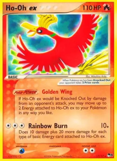 Ho-Oh ex 17/17 POP Series 3 Pokemon card