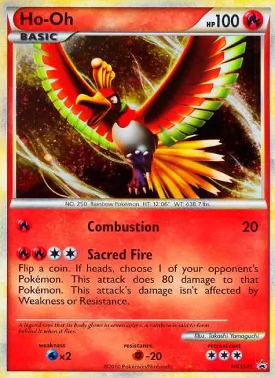 Ho-Oh HGSS01/25 HGSS Black Star Promos Pokemon card