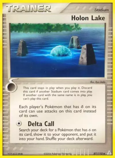 Holon Lake 87/110 Holon Phantoms Pokemon card