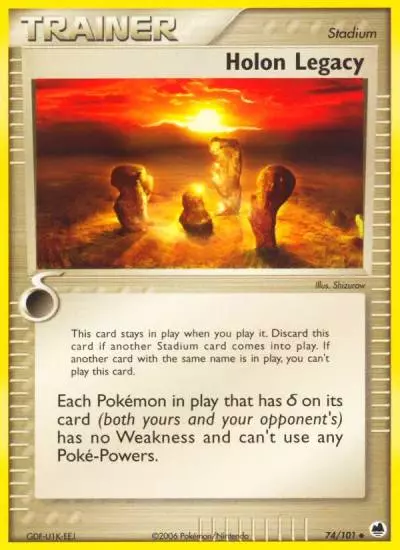 Holon Legacy 74/101 Dragon Frontiers Pokemon card