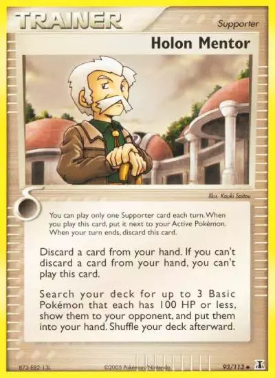 Holon Mentor 93/113 Delta Species Pokemon card