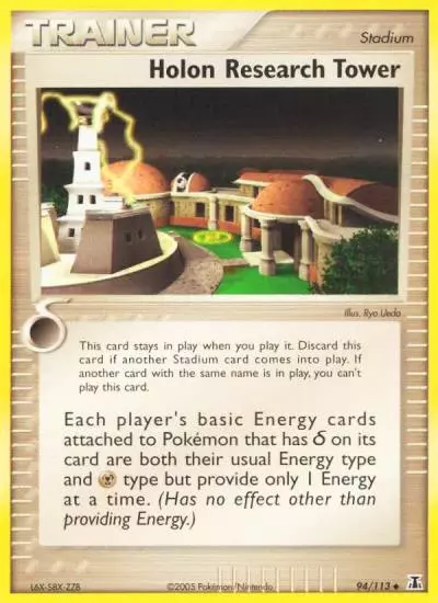 Holon Research Tower 94/113 Delta Species Pokemon card