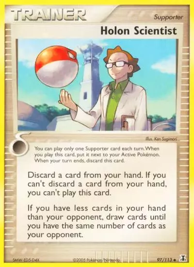 Holon Scientist 97/113 Delta Species Pokemon card