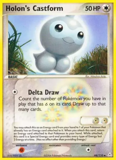 Holon's Castform 44/110 Holon Phantoms Pokemon card