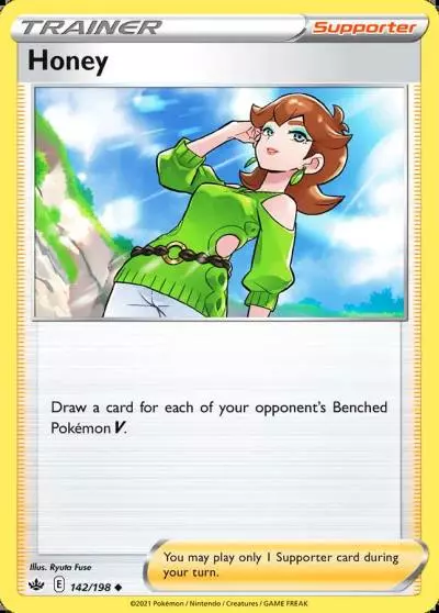 Honey 142/198 Chilling Reign Pokemon card