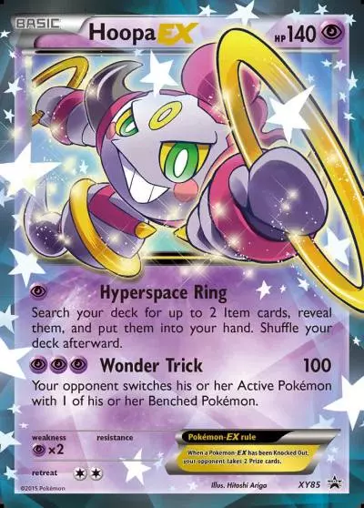 Hoopa-EX XY85/211 XY Black Star Promos Pokemon card