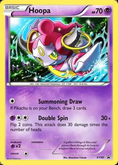 Hoopa XY90/211 XY Black Star Promos Pokemon card