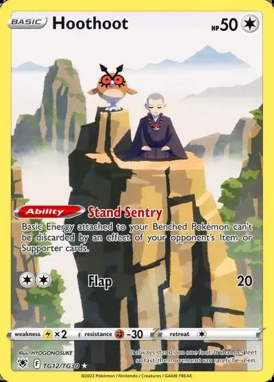 Hoothoot TG12/30 Astral Radiance Trainer Gallery Pokemon card