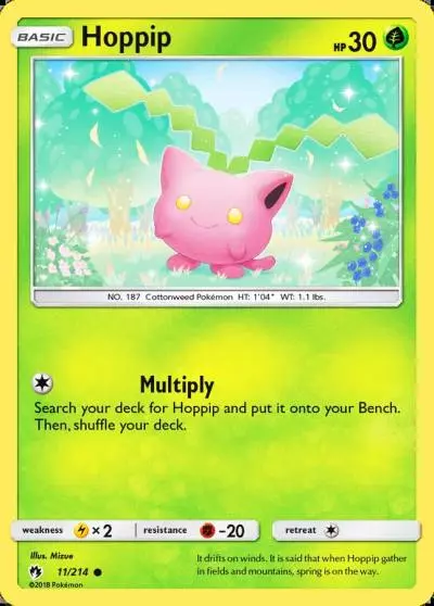 Hoppip 11/214 Lost Thunder Pokemon card