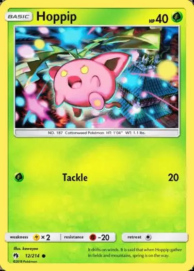 Hoppip 12/214 Lost Thunder Pokemon card