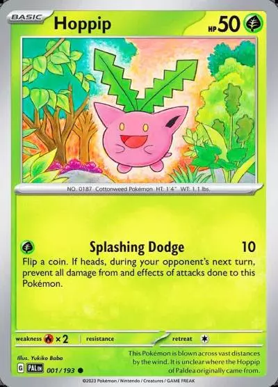 Hoppip 1/193 Paldea Evolved Pokemon card