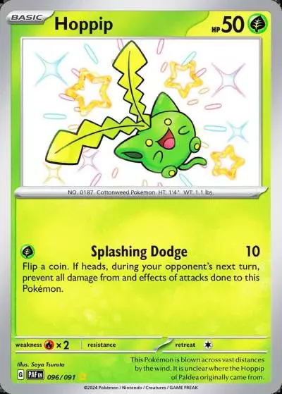 Hoppip 96/91 Paldean Fates Pokemon card