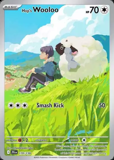 Hop's Wooloo 170/159 Journey Together Pokemon card
