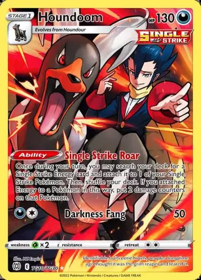 Houndoom TG10/30 Brilliant Stars Trainer Gallery Pokemon card