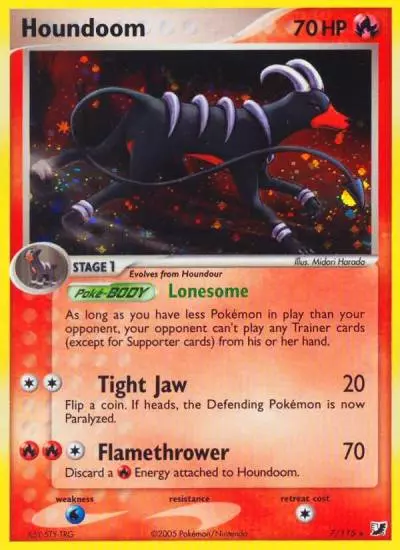Houndoom 7/115 Unseen Forces Pokemon card