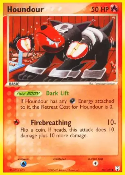 Houndour 60/109 Team Rocket Returns Pokemon card