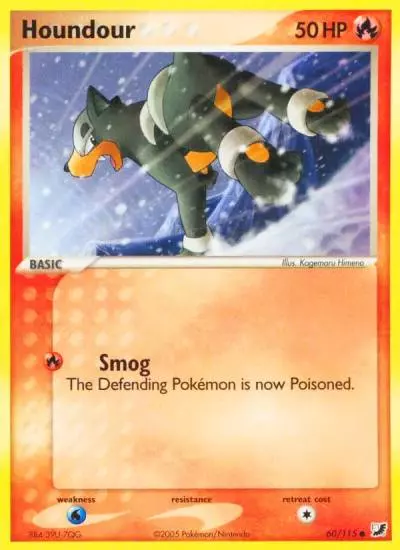 Houndour 60/115 Unseen Forces Pokemon card