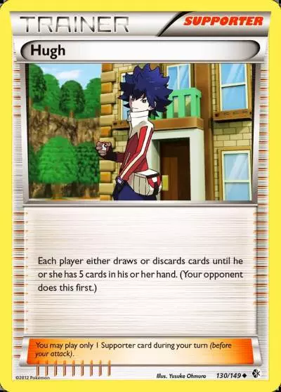 Hugh 130/149 Boundaries Crossed Pokemon card