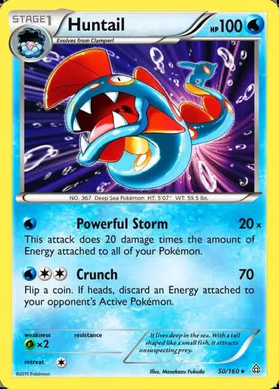 Huntail 50/160 Primal Clash Pokemon card