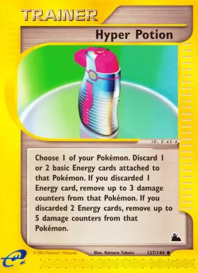Hyper Potion 127/144 Skyridge Pokemon card