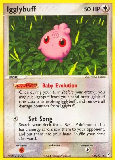 Igglybuff 37/101 Hidden Legends Pokemon card