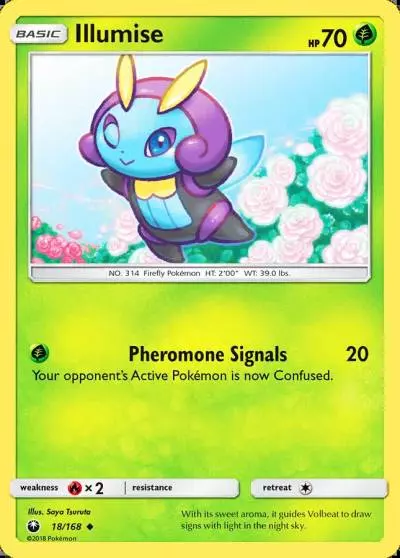 Illumise 18/168 Celestial Storm Pokemon card