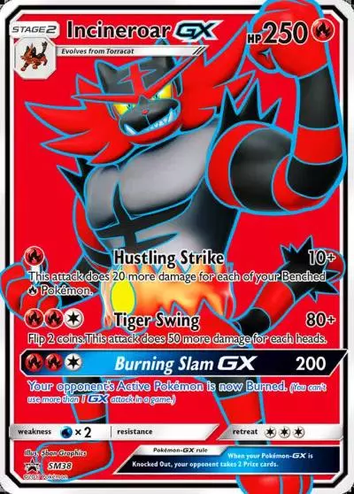 Incineroar-GX SM38/248 SM Black Star Promos Pokemon card